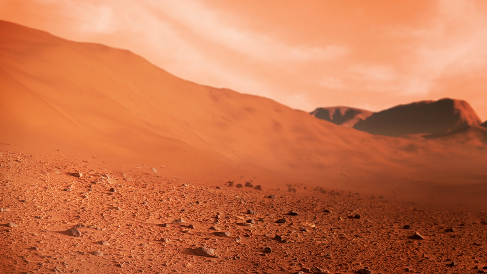 Surface of Mars illustration