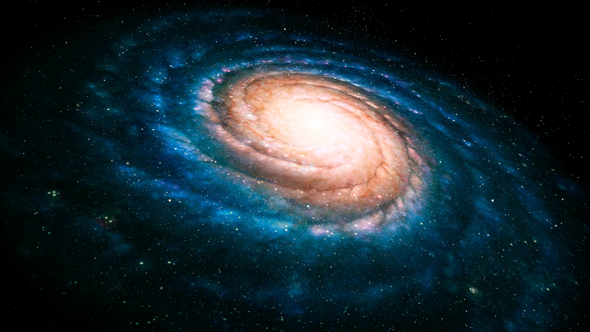 An image of a galaxy