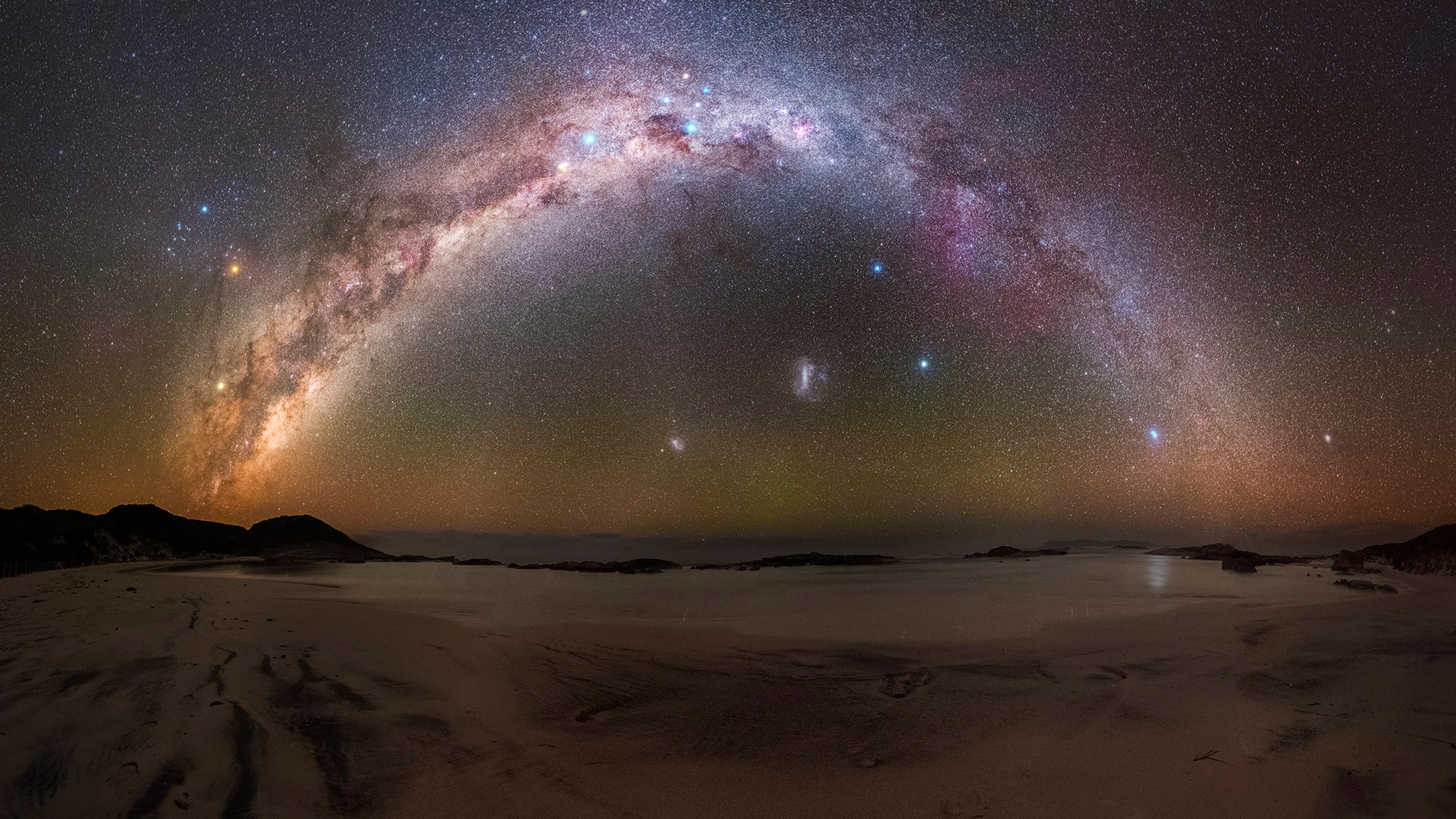 Milky Way captured from Greens Pool, Western Australia