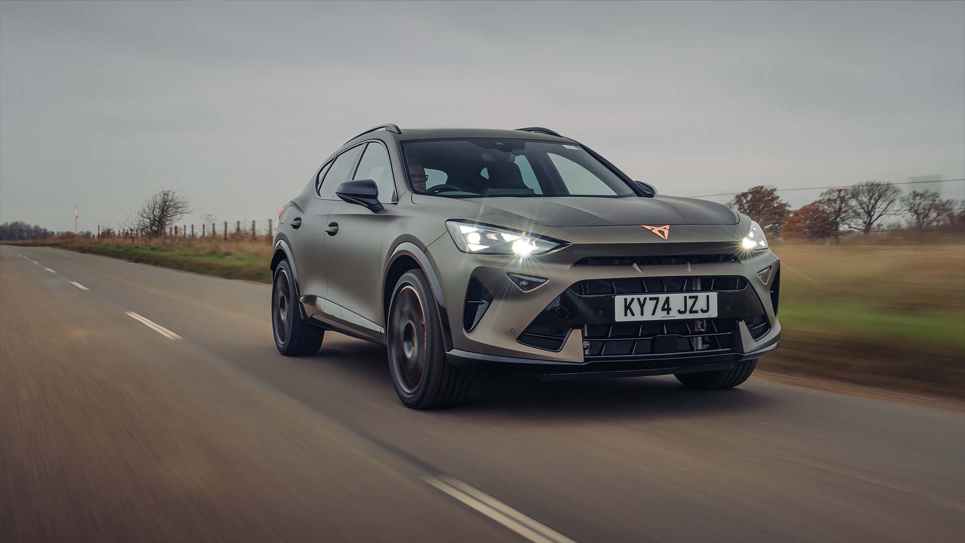 Cupra car driving 